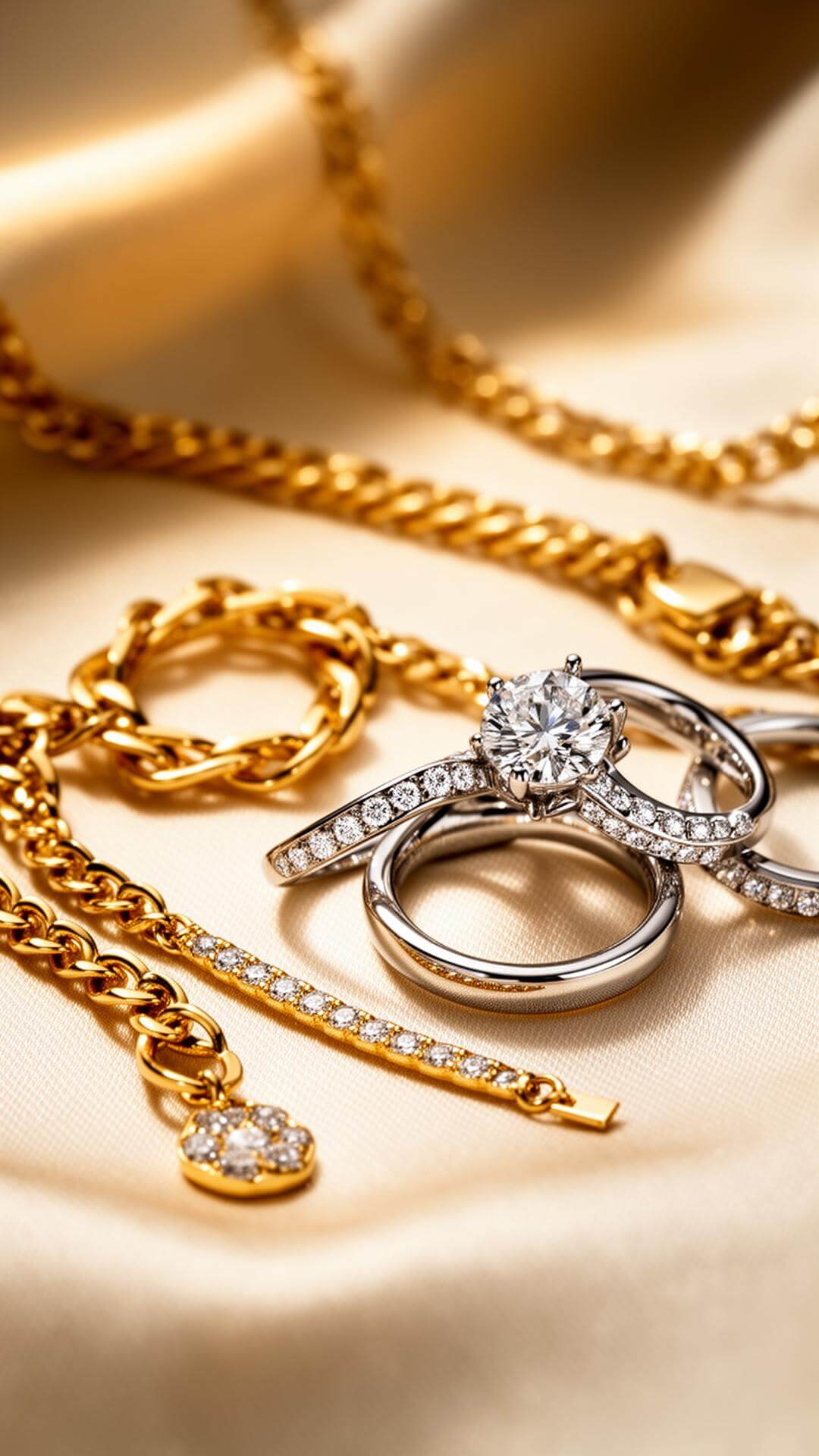 Semijoias premium Axxen em ouro 18k e ródio